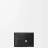 Porte-cartes Panta en cuir de veau brillant Noir Porte-cartes Panta en cuir de veau brillant Noir