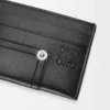 Porte-cartes Panta en cuir de veau brillant Noir Porte-cartes Panta en cuir de veau brillant Noir