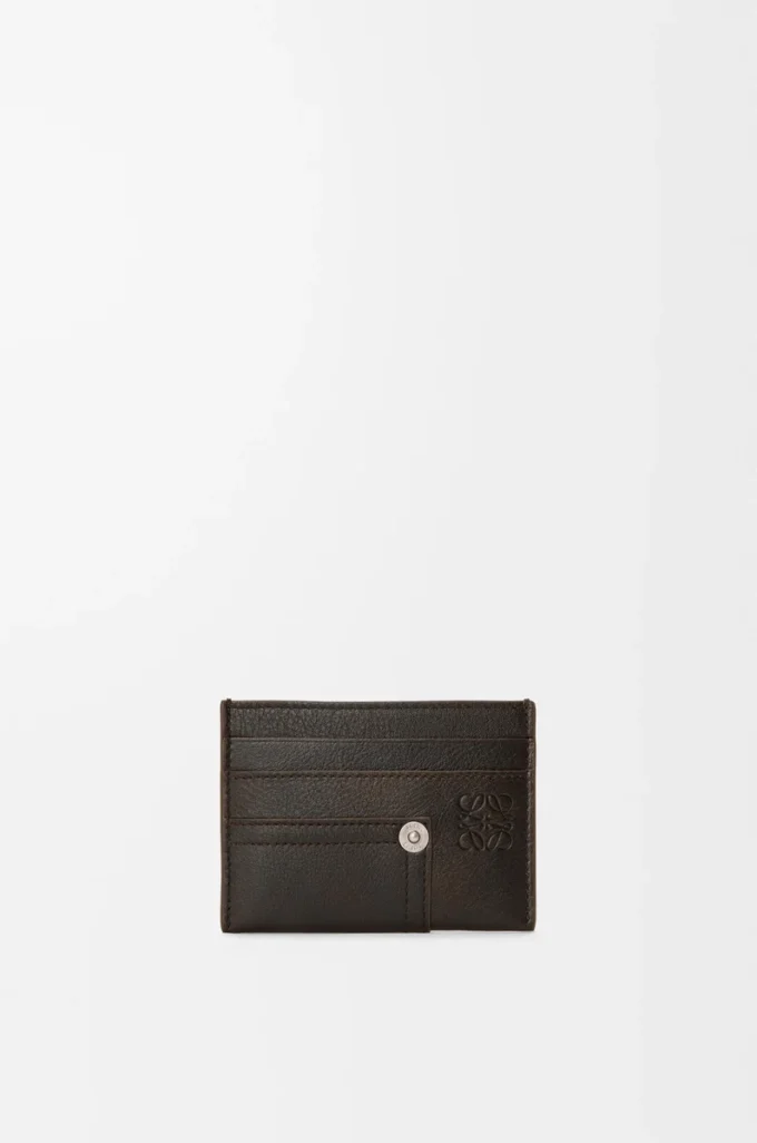 Porte-cartes Panta en cuir de veau brillant Vintage Brown Porte-cartes Panta en cuir de veau brillant Vintage Brown