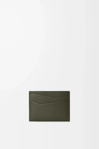 Porte-cartes Puzzle en cuir de veau classique Dark Khaki Porte-cartes Puzzle en cuir de veau classique Dark Khaki