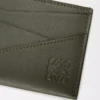 Porte-cartes Puzzle en cuir de veau classique Dark Khaki Porte-cartes Puzzle en cuir de veau classique Dark Khaki