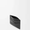 Porte-cartes Puzzle en cuir de veau classique noir Porte-cartes Puzzle en cuir de veau classique noir