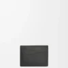 Porte-cartes Puzzle en cuir de veau classique noir Porte-cartes Puzzle en cuir de veau classique noir