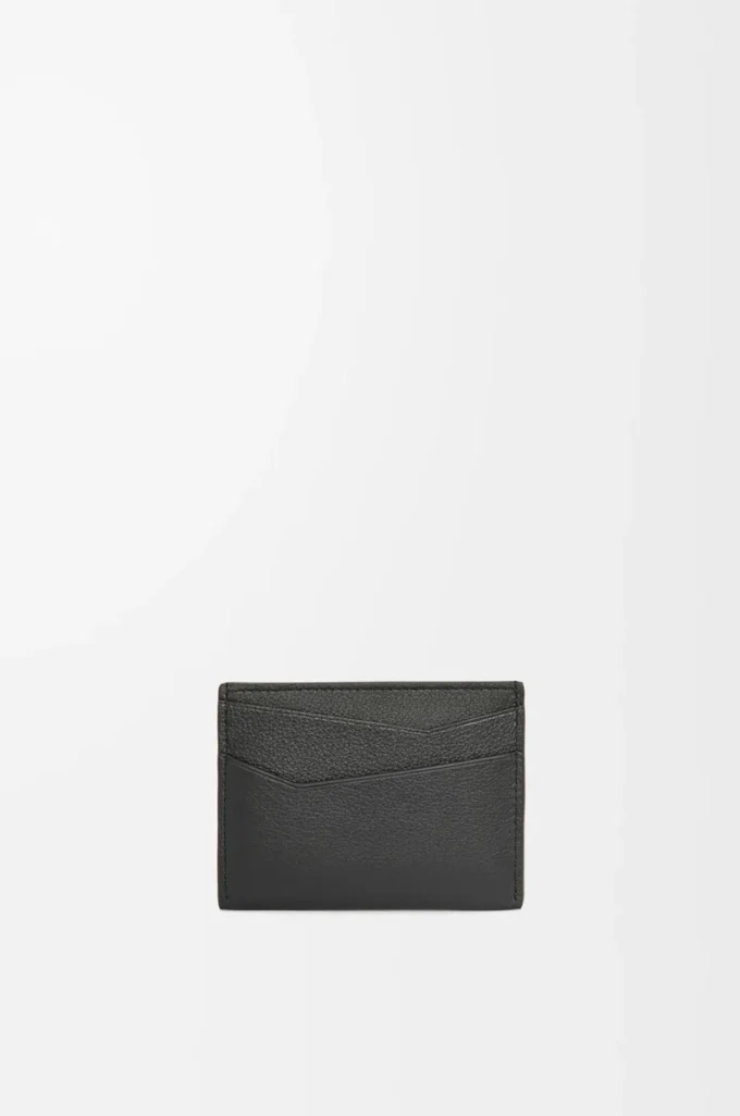 Porte-cartes Puzzle en cuir de veau classique noir Porte-cartes Puzzle en cuir de veau classique noir