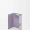 Porte-clés Anagram en cuir de veau grainé Dirty Mauve Porte-clés Anagram en cuir de veau grainé Dirty Mauve