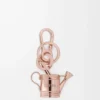 Porte-clés arrosoir en or rose