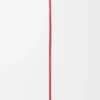 Porte-clés coccinelle en cuir perlé rouge rubis