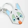 Porte-clés Futurist Cat Argent/Multicolore