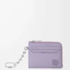 Porte-monnaie carré Anagram en cuir de veau grainé Dirty Mauve Porte-monnaie carré Anagram en cuir de veau grainé Dirty Mauve