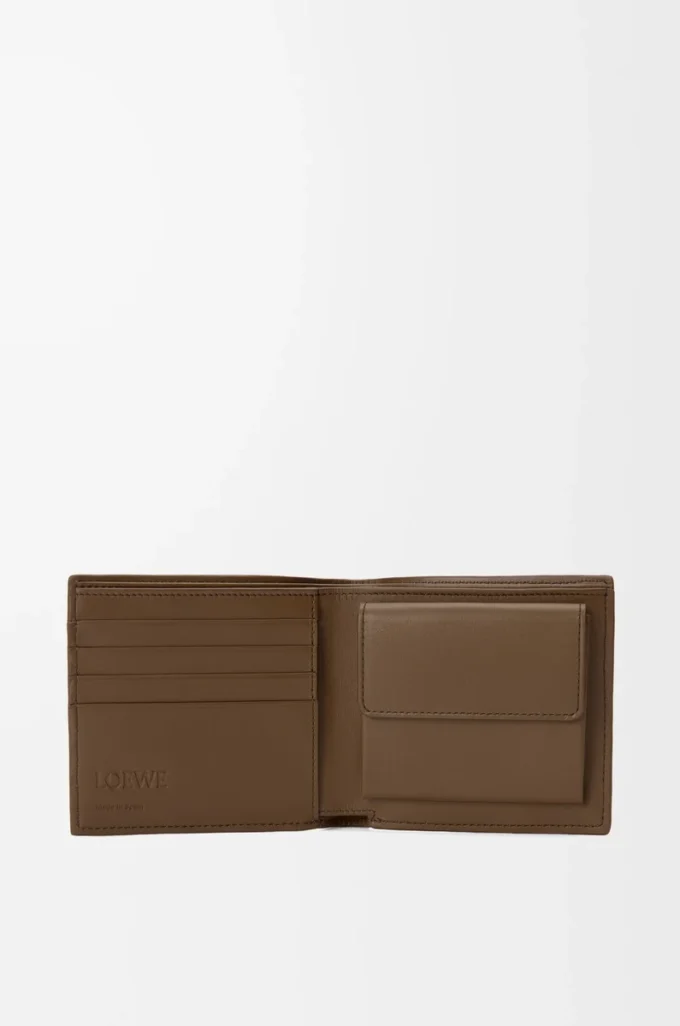 Porte-monnaie à deux volets en cuir de cerf Tundra Porte-monnaie à deux volets en cuir de cerf Tundra