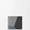 Porte-monnaie à deux volets Puzzle en cuir de veau classique Asphalt Grey/Storm Blue Porte-monnaie à deux volets Puzzle en cuir de veau classique Asphalt Grey/Storm Blue