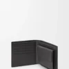 Porte-monnaie à deux volets Puzzle en cuir de veau classique Asphalt Grey/Storm Blue Porte-monnaie à deux volets Puzzle en cuir de veau classique Asphalt Grey/Storm Blue