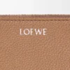 Porte-monnaie et porte-cartes en cuir de veau grainé Pebble, couleur Mocha Porte-monnaie et porte-cartes en cuir de veau grainé Pebble, couleur Mocha