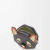 Porte-monnaie Futurist Cat en cuir de veau classique Charcoal Porte-monnaie Futurist Cat en cuir de veau classique Charcoal