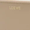 Porte-monnaie Knot en cuir de veau nappa brillant Sand/Tropical Green Porte-monnaie Knot en cuir de veau nappa brillant Sand/Tropical Green