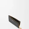 Porte-monnaie Pebble en cuir de veau nappa brillant Black Porte-monnaie Pebble en cuir de veau nappa brillant Black