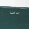 Porte-monnaie Pebble en cuir de veau nappa brillant Deep Forest Porte-monnaie Pebble en cuir de veau nappa brillant Deep Forest