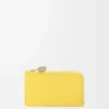 Porte-monnaie Pebble en cuir nappa brillant Baby Corn Porte-monnaie Pebble en cuir nappa brillant Baby Corn