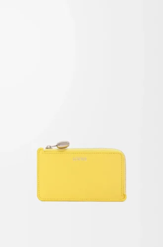 Porte-monnaie Pebble en cuir nappa brillant Baby Corn