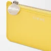 Porte-monnaie Pebble en cuir nappa brillant Baby Corn Porte-monnaie Pebble en cuir nappa brillant Baby Corn