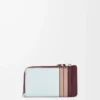 Porte-monnaie Puzzle en cuir de veau classique Frozen/Dark Burgundy Porte-monnaie Puzzle en cuir de veau classique Frozen/Dark Burgundy