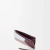 Porte-monnaie Puzzle en cuir de veau classique Frozen/Dark Burgundy Porte-monnaie Puzzle en cuir de veau classique Frozen/Dark Burgundy