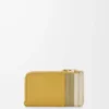 Porte-monnaie Puzzle en cuir de veau classique Ginger/Sea Salt Porte-monnaie Puzzle en cuir de veau classique Ginger/Sea Salt