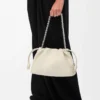 Portefeuille Flamenco moyen en cuir d&rsquo;agneau nappa souple Sea Salt
