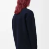 Pull Anagram en laine bleu marine