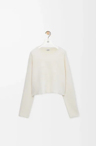 Pull Anagram en laine mélangée Blanc