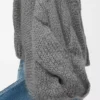 Pull Anagram en mohair gris chiné