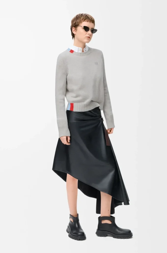 Pull en cachemire Bleu clair/Multicolore