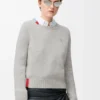 Pull en cachemire Bleu clair/Multicolore