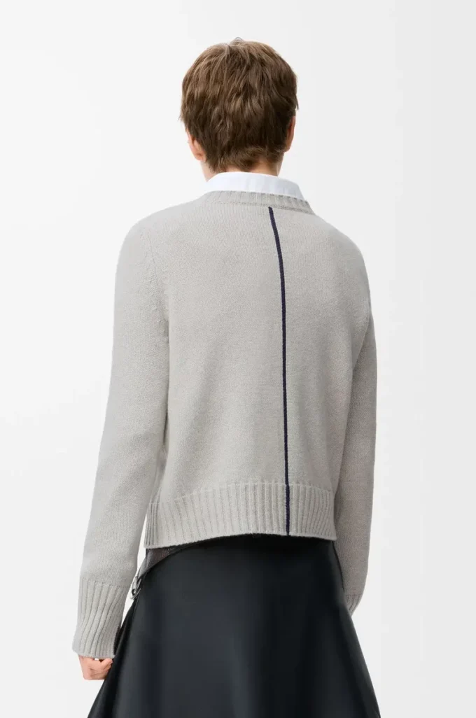 Pull en cachemire Bleu clair/Multicolore