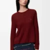 Pull en cachemire Bordeaux