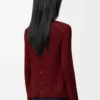 Pull en cachemire Bordeaux