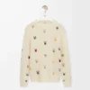 Pull en laine Blanc/Multicolore