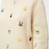Pull en laine Blanc/Multicolore