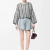 Pull en laine Blanc/Noir