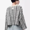 Pull en laine Blanc/Noir