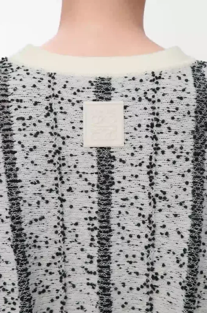 Pull en laine Blanc/Noir