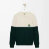 Pull en laine Blanc/Vert