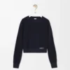 Pull en laine bleu marine