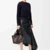 Pull en laine bleu marine