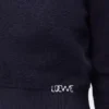 Pull en laine bleu marine
