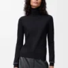 Pull en laine bleu marine/gris