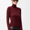 Pull en laine bordeaux/orange Pull en laine bordeaux/orange