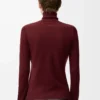 Pull en laine bordeaux/orange Pull en laine bordeaux/orange