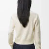 Pull en laine Écru