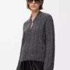 Pull en laine gris